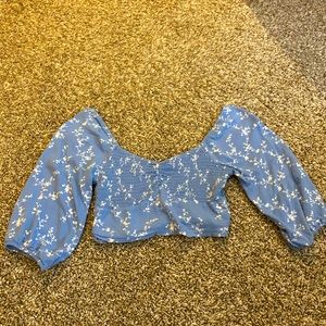 Floral crop top